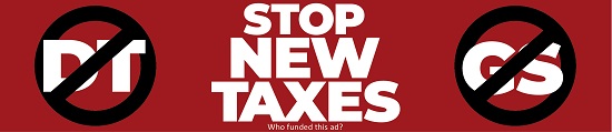 Stop New Taxes, No on Measures DT & GS