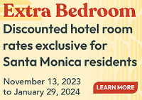 Santa Monica Extra Bedroom for the Holidays 2023-2024