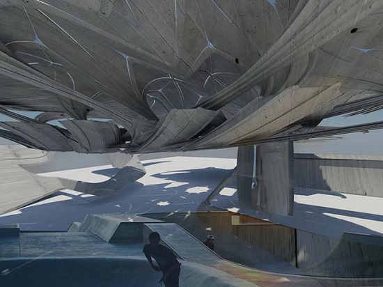 Eco crematorium below surface