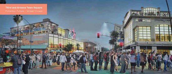 Rendering of Town Square on Promenade