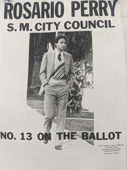 Rosario Perry for City Council poster