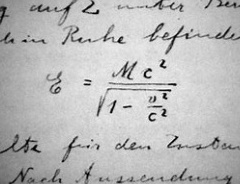 Einstein's handwritten theory of relativiy